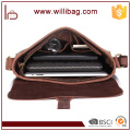 China Factory Best Price Genuine Leather Single Bags Office Handbags Laptop Messenger Bags